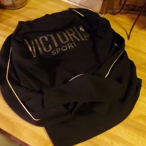 Victoria's Secret Sport Black Fit Hoodie Size S
